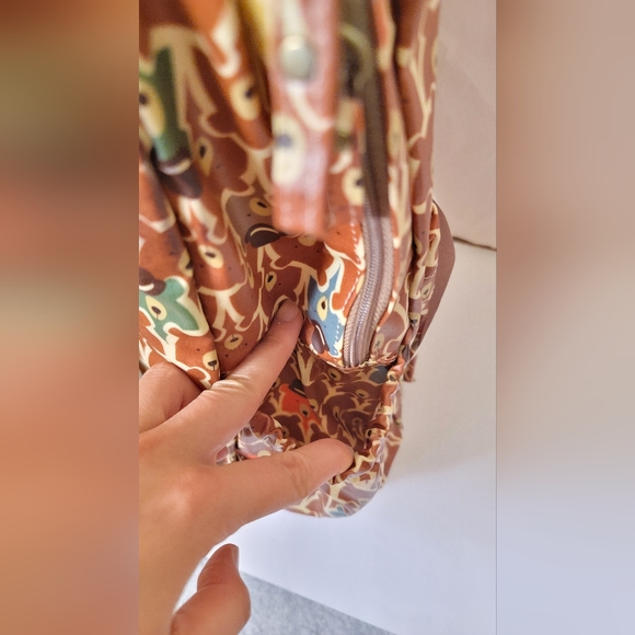 NEW Top Handled Waterproof Vinyl Print Backpack - Picture 13 of 13